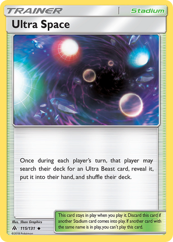 Ultra Space (115/131) [Sun & Moon: Forbidden Light] - Destination Retro