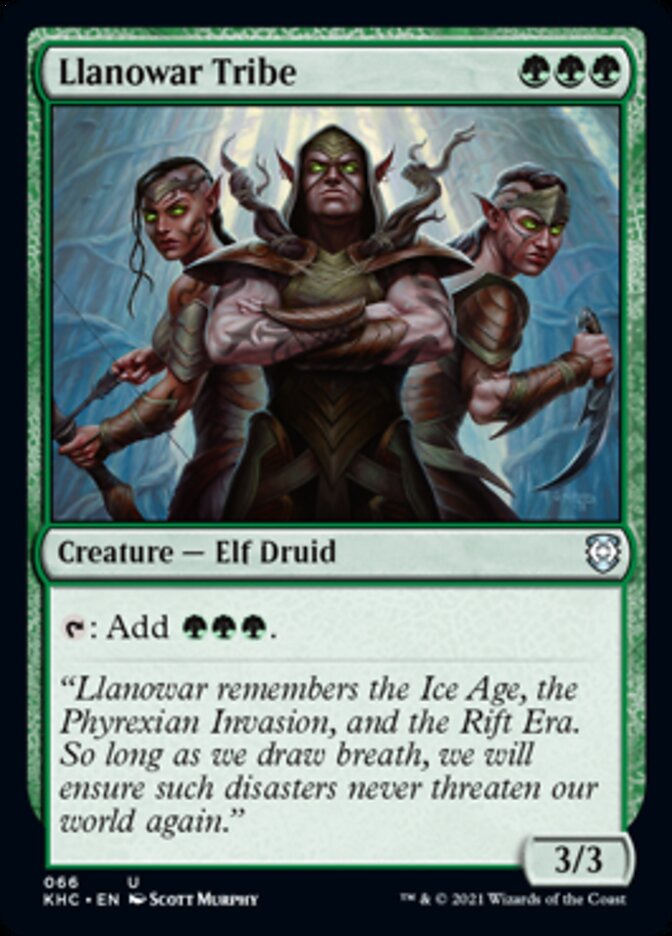 Llanowar Tribe [Kaldheim Commander] - Destination Retro