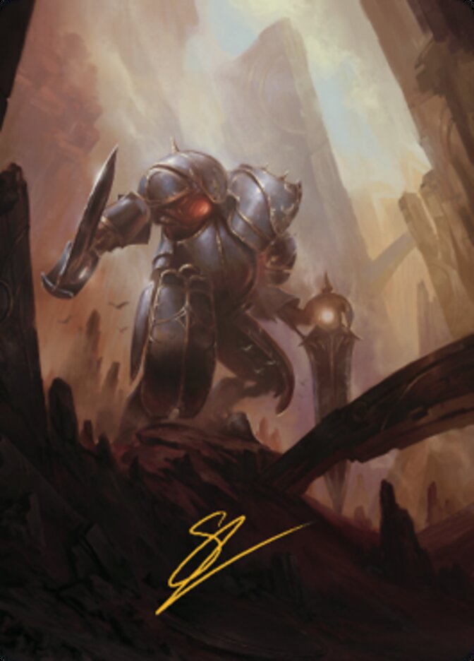 Mountain Art Card (Gold-Stamped Signature) [The Brothers' War Art Series] - Destination Retro