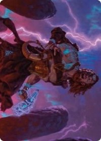 Toralf, God of Fury Art Card [Kaldheim: Art Series] - Destination Retro
