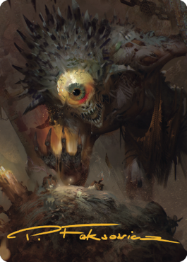 Nothic Art Card (Gold-Stamped Signature) [Commander Legends: Battle for Baldur's Gate Art Series] - Destination Retro