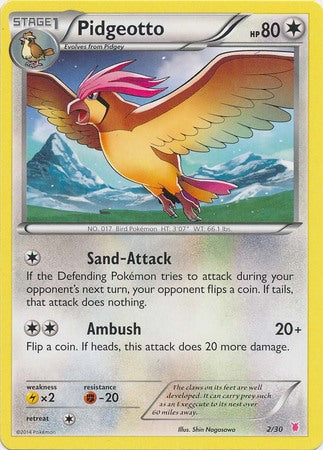 Pidgeotto (2/30) [XY: Trainer Kit - Bisharp & Wigglytuff] - Destination Retro