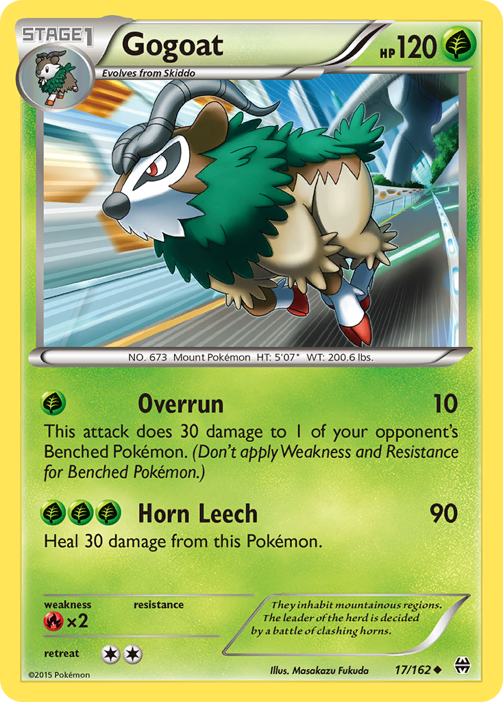 Gogoat (17/162) [XY: BREAKthrough] - Destination Retro