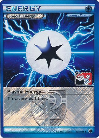 Plasma Energy (106/116) (Play Pokemon Promo) [Black & White: Plasma Freeze] - Destination Retro