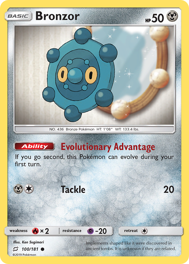 Bronzor (100/181) [Sun & Moon: Team Up] - Destination Retro