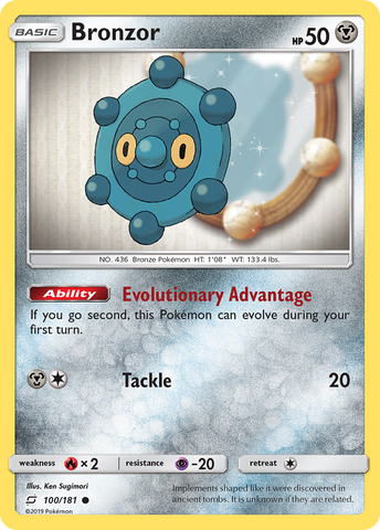 Bronzor (100/181) [Sun & Moon: Team Up] - Destination Retro