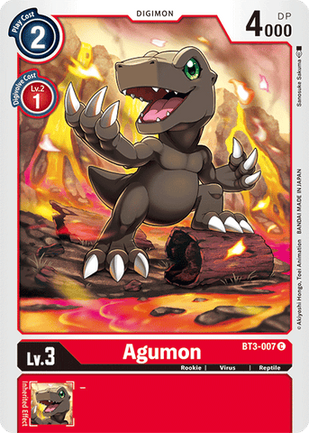Agumon [BT3-007] [Release Special Booster Ver.1.5] - Destination Retro