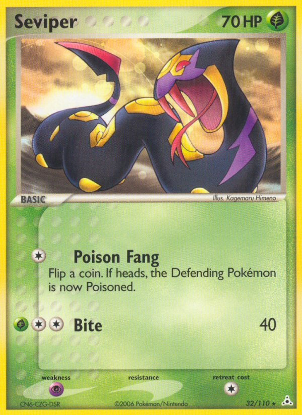 Seviper (32/110) [EX: Holon Phantoms] - Destination Retro