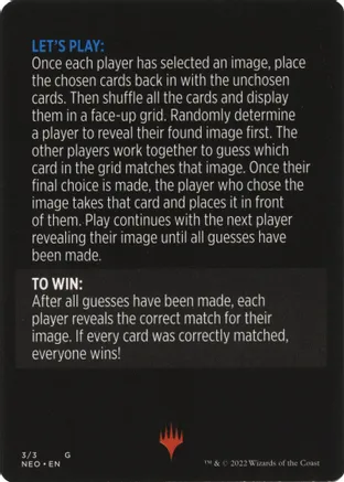 Cyber Simulacrum (Magic Minigame) [Kamigawa: Neon Dynasty Minigame] - Destination Retro