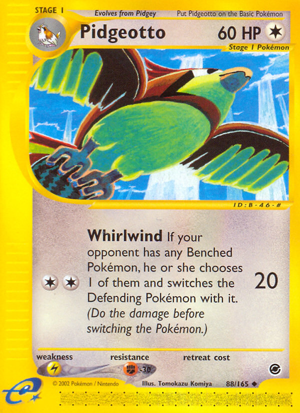 Pidgeotto (88/165) [Expedition: Base Set] - Destination Retro