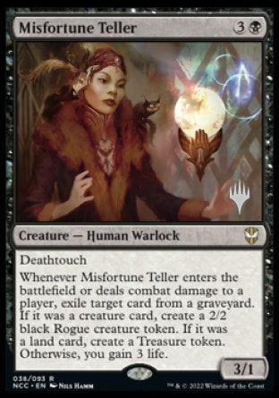 Misfortune Teller (Promo Pack) [Streets of New Capenna Commander Promos] - Destination Retro