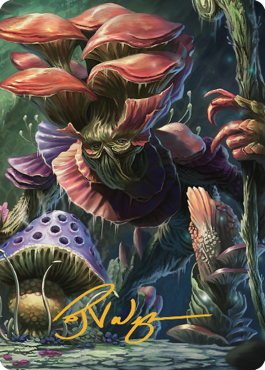 Myconid Spore Tender Art Card (Gold-Stamped Signature) [Commander Legends: Battle for Baldur's Gate Art Series] - Destination Retro