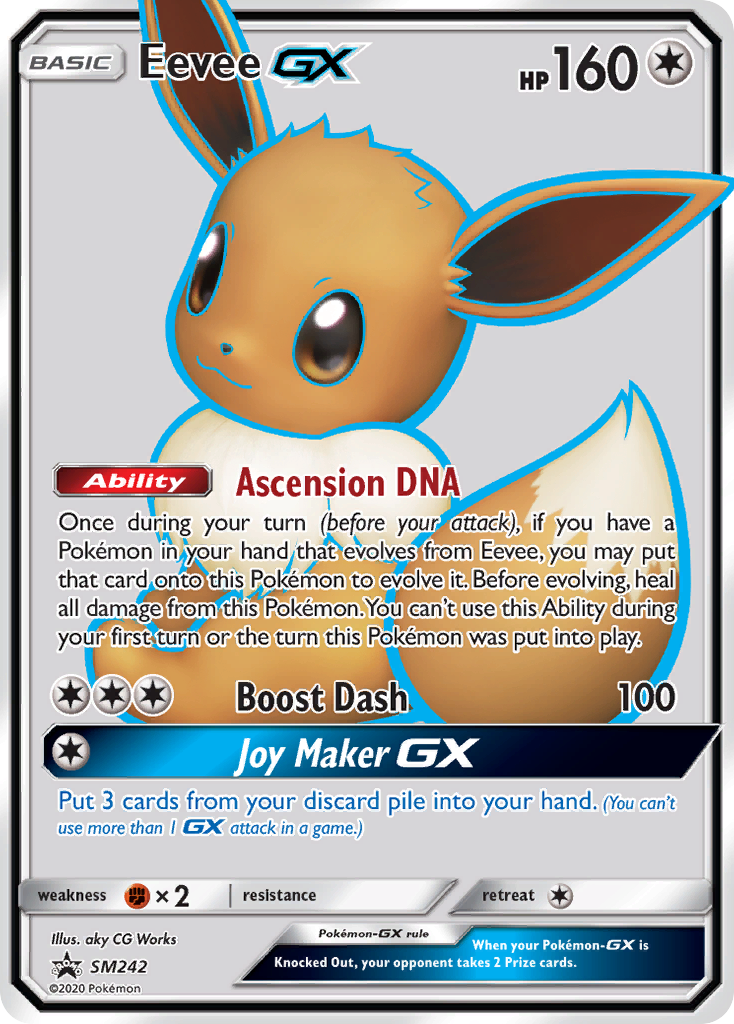 Eevee GX (SM242) [Sun & Moon: Black Star Promos] - Destination Retro