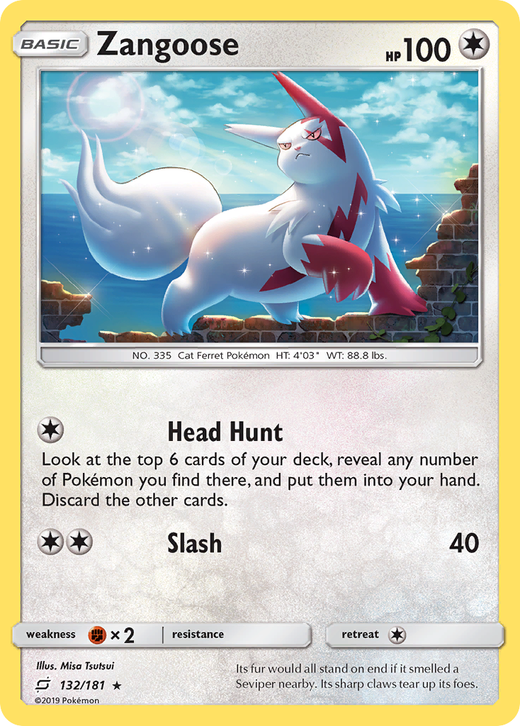 Zangoose (132/181) [Sun & Moon: Team Up] - Destination Retro