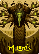 Inquisition of Kozilek Art Card (Gold-Stamped Signature) [Strixhaven: School of Mages Art Series] - Destination Retro
