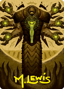 Inquisition of Kozilek Art Card (Gold-Stamped Signature) [Strixhaven: School of Mages Art Series] - Destination Retro