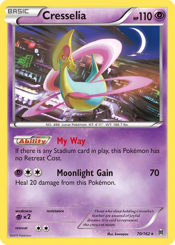 Cresselia (70/162) [XY: BREAKthrough] - Destination Retro