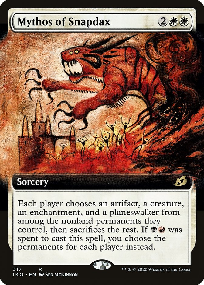Mythos of Snapdax (Extended Art) [Ikoria: Lair of Behemoths] - Destination Retro