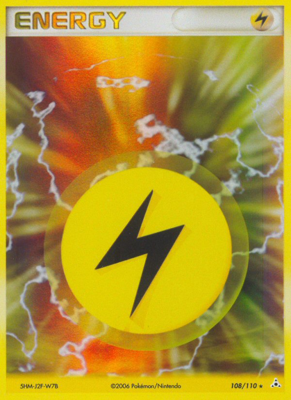 Lightning Energy (108/110) [EX: Holon Phantoms] - Destination Retro