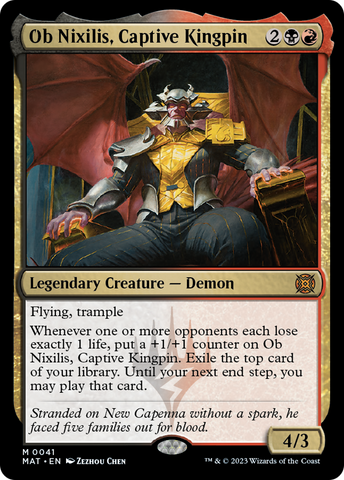 Ob Nixilis, Captive Kingpin [March of the Machine: The Aftermath] - Destination Retro