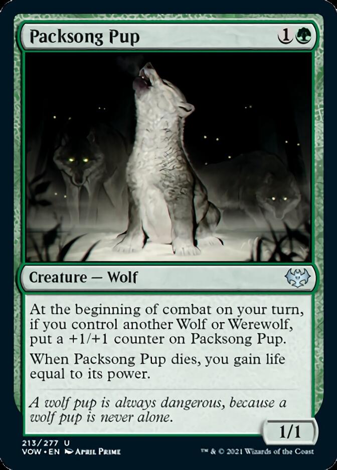 Packsong Pup [Innistrad: Crimson Vow] - Destination Retro