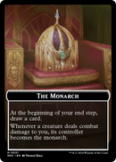 Gold // The Monarch Double-Sided Token [Murders at Karlov Manor Commander Tokens] - Destination Retro