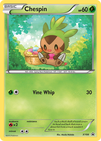 Chespin (XY88) (Collector Chest) [XY: Black Star Promos] - Destination Retro