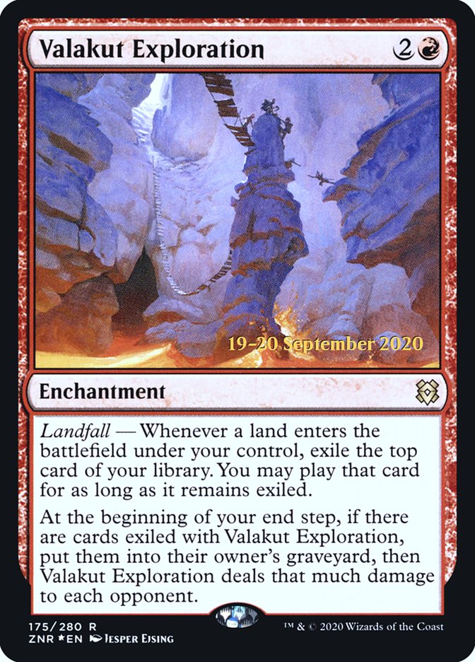 Valakut Exploration  [Zendikar Rising Prerelease Promos] - Destination Retro