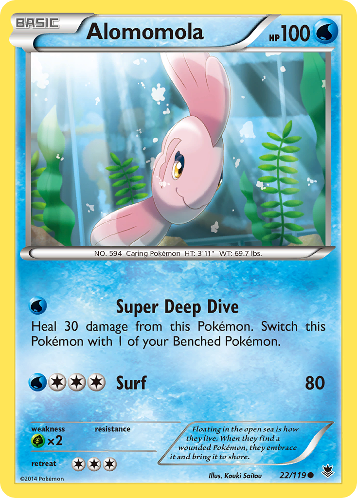 Alomomola (22/119) [XY: Phantom Forces] - Destination Retro