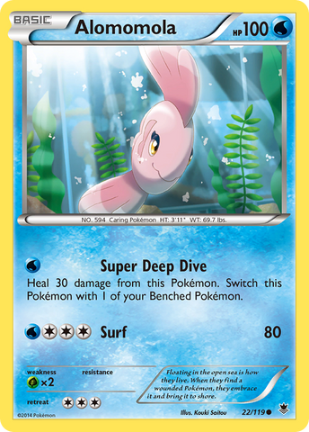 Alomomola (22/119) [XY: Phantom Forces] - Destination Retro
