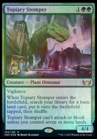 Topiary Stomper [Streets of New Capenna Prerelease Promos] - Destination Retro