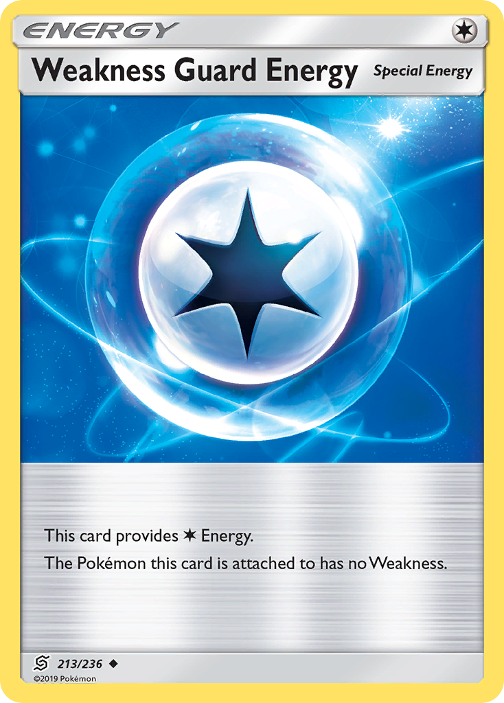 Weakness Guard Energy (213/236) [Sun & Moon: Unified Minds] - Destination Retro
