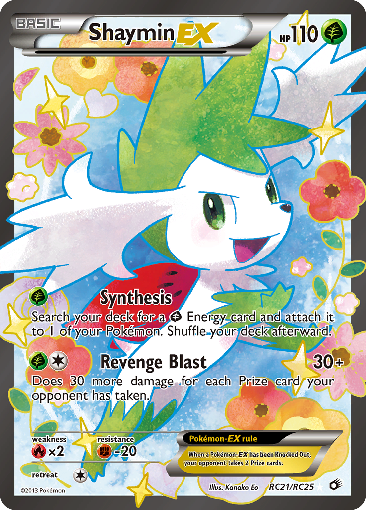 Shaymin EX (RC21/RC25) [Black & White: Legendary Treasures] - Destination Retro