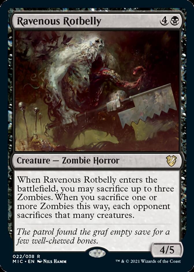 Ravenous Rotbelly [Innistrad: Midnight Hunt Commander] - Destination Retro