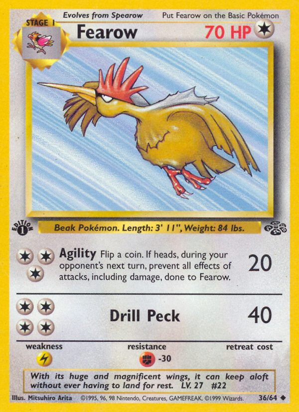 Fearow (36/64) [Jungle 1st Edition] - Destination Retro