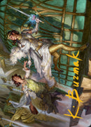 Daring Escape Art Card (Gold-Stamped Signature) [Streets of New Capenna Art Series] - Destination Retro