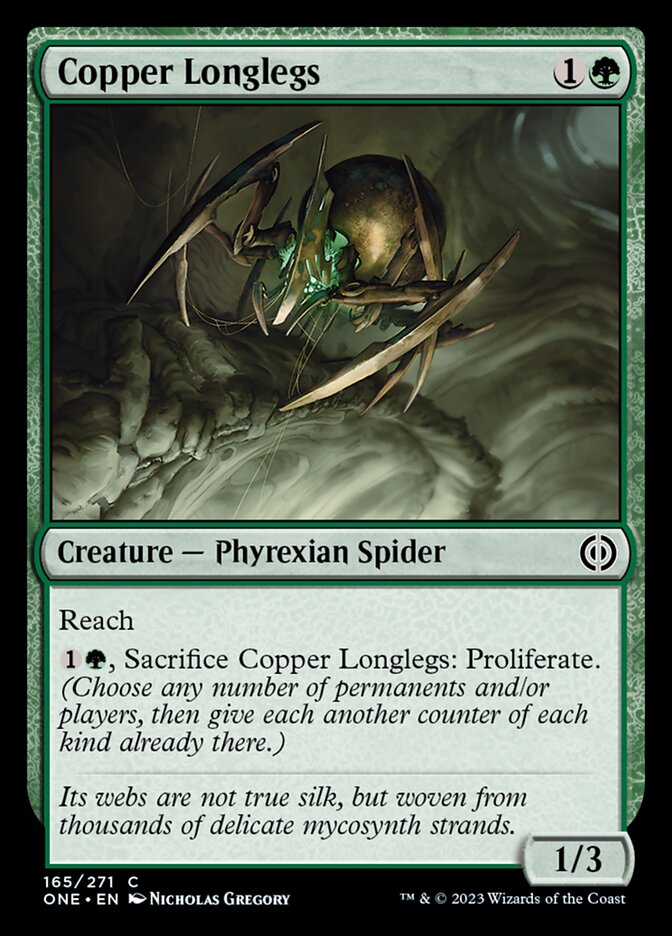 Copper Longlegs [Phyrexia: All Will Be One] - Destination Retro
