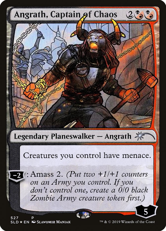 Angrath, Captain of Chaos (Stained Glass) [Secret Lair Drop Promos] - Destination Retro