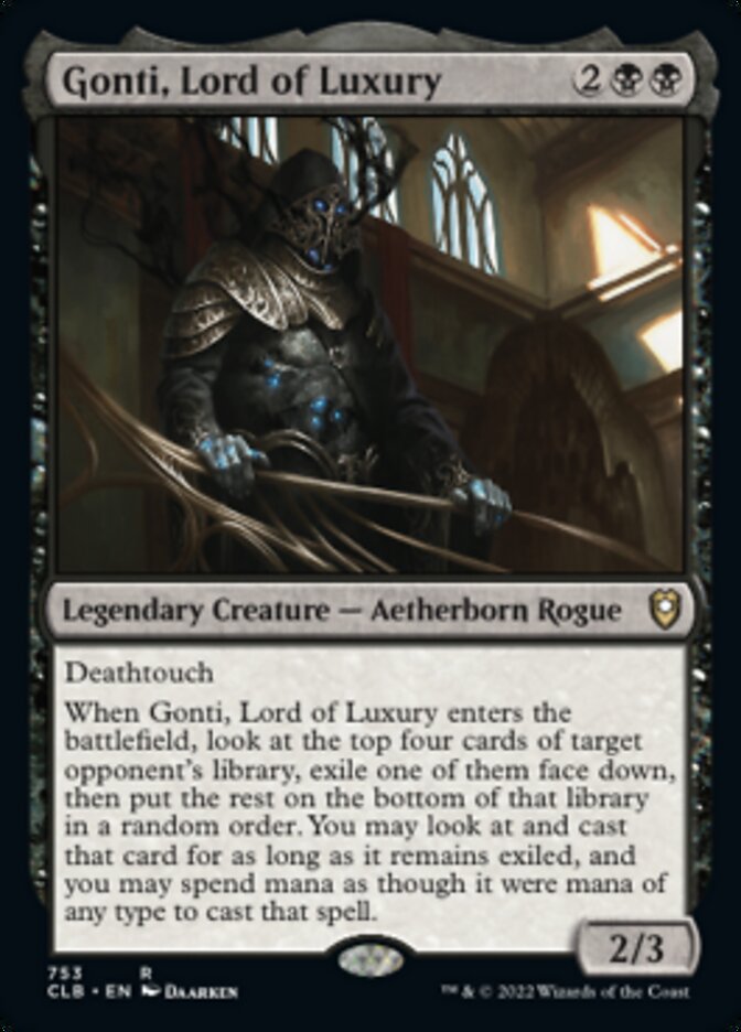 Gonti, Lord of Luxury [Commander Legends: Battle for Baldur's Gate] - Destination Retro