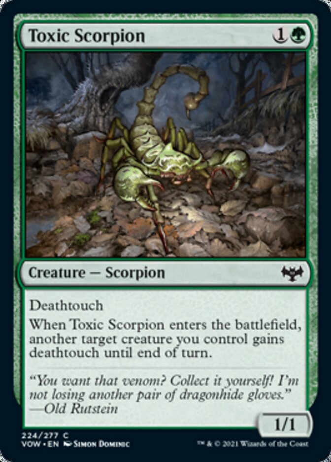 Toxic Scorpion [Innistrad: Crimson Vow] - Destination Retro