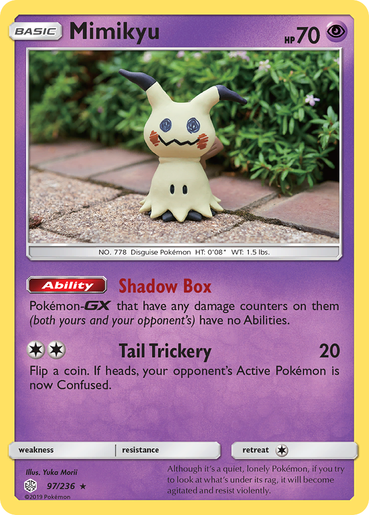 Mimikyu (97/236) [Sun & Moon: Cosmic Eclipse] - Destination Retro