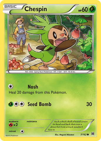 Chespin (7/162) [XY: BREAKthrough] - Destination Retro