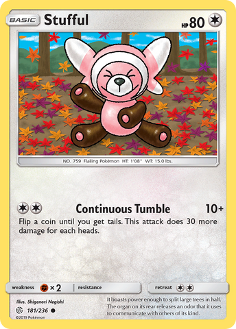 Stufful (181/236) [Sun & Moon: Cosmic Eclipse] - Destination Retro
