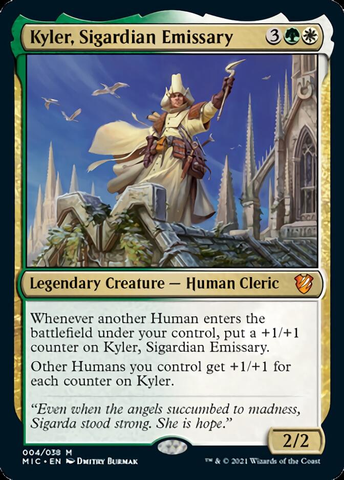 Kyler, Sigardian Emissary [Innistrad: Midnight Hunt Commander] - Destination Retro