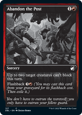 Abandon the Post [Innistrad: Double Feature] - Destination Retro