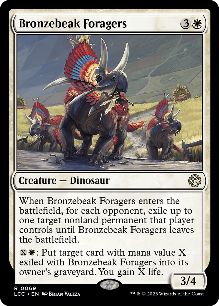 Bronzebeak Foragers [The Lost Caverns of Ixalan Commander] - Destination Retro