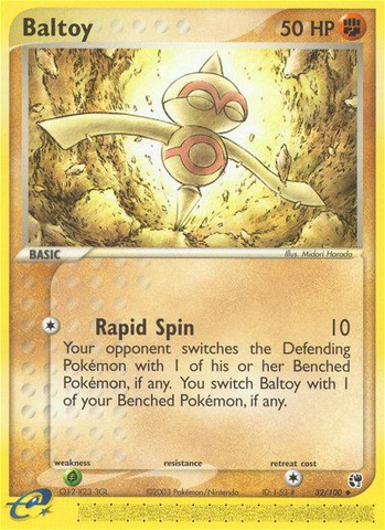Baltoy (32/100) [EX: Sandstorm] - Destination Retro