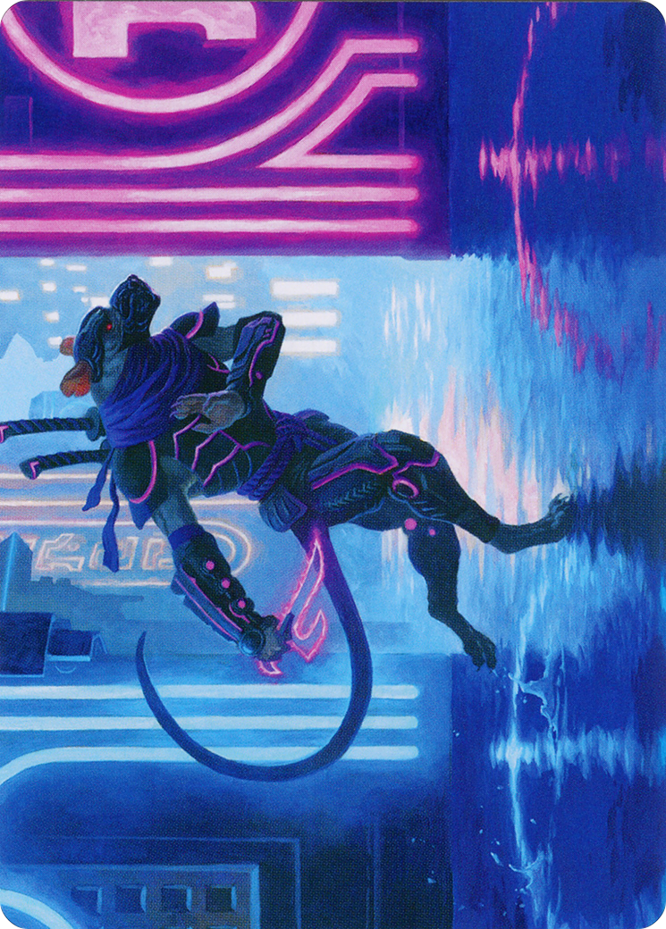 Nezumi Informant Art Card [March of the Machine Art Series] - Destination Retro