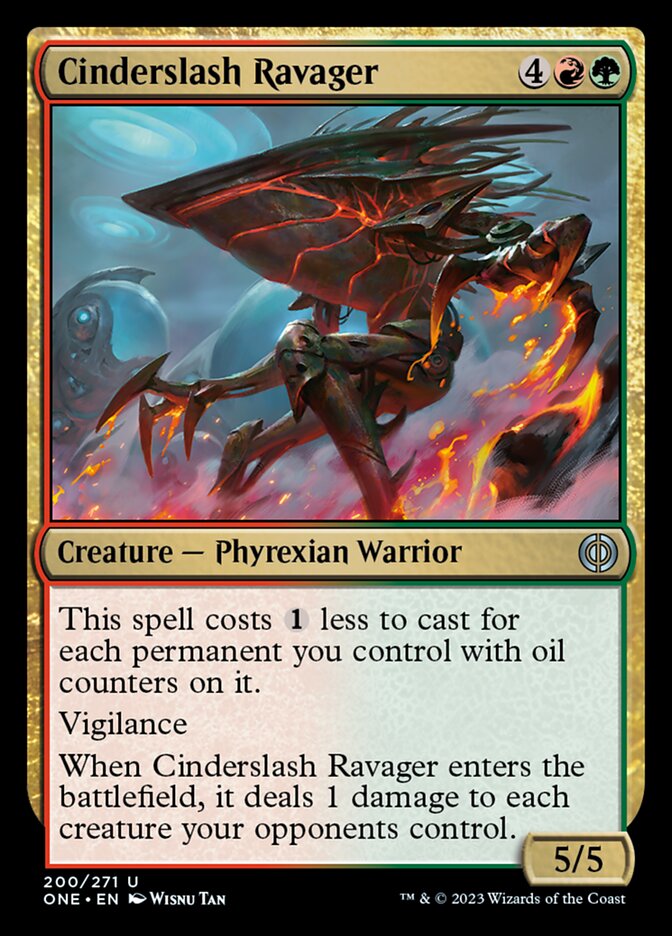 Cinderslash Ravager [Phyrexia: All Will Be One] - Destination Retro