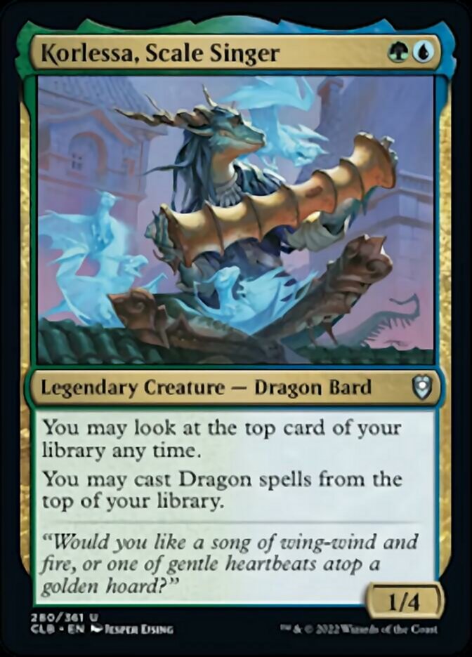 Korlessa, Scale Singer [Commander Legends: Battle for Baldur's Gate] - Destination Retro